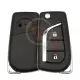 Toyota 2005 2020 flip remote key shell 3button toy43