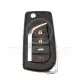 Toyota 2010 2019 flip remote key shell 4 buttons va2 blade front