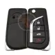 Toyota 2010 2024 flip key shell 4 button toy48 blade