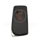 Toyota 2013 2020 flip remote key shell 3 button toy48 blade back