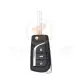 Toyota 2013 2020 flip remote key shell 3 button toy48 blade key