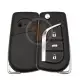 Toyota 2013 2020 flip remote key shell 3 button toy48 blade