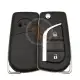 Toyota aygo 2005 2021 flip remote key shell 2 button va2