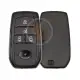 Toyota granvia hiace 2019 2023 smart key shell 4 buttons