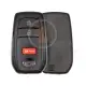 Toyota land cruiser 2023 2026 smart key shell 3 buttons without logo