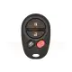 Toyota sequoia 4 button remote key shell replacement front
