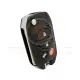 Toyota sienna 2004 2011 modified flip remote key shell 4b 3d 2