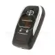 Modified flip remote key shell for toyota 2006 2015 2 button side