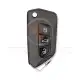Volkswagen modified flip remote key shell 3 buttons front