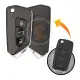 Volkswagen modified flip remote key shell 3 buttons