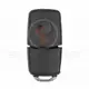 Volkswagen 2003 2011 Flip Key Remote Shell 3 Buttons Remote Shell Type Flip Remote Shell