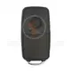 Volkswagen Flip Key Remote Shell 2 botones con pasador lateral Botones del mercado de accesorios 2