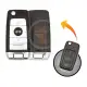 Modified volkswagen flip remote key shell 3 buttons