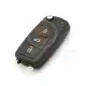 Volkswagen flip key shell 3 buttons with pin aftermarket 3d