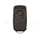 Volkswagen flip key shell 3 buttons with pin aftermarket back