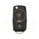 Volkswagen flip key shell 3 buttons with pin aftermarket front