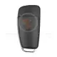 Audi 2004 2009 flip key remote shell 3 buttons aftermarket back