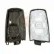 Bmw cas4 smart key remote shell 3 buttons silver line inside