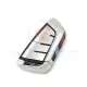 Bmw g series 4 button smart proximity key shell chrome 3D