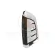 Bmw g series 4 button smart proximity key shell chrome 3d2