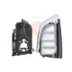 Bmw g series 4 button smart proximity key shell chrome inside