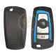 Bmw cas4 remote shell 4 buttons blue panic button