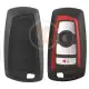 Bmw fem remote shell key 4 buttons panic red