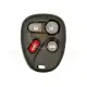 Chevrolet gmc medal remote key shell 4 buttons without battery holder front