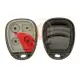 Chevrolet gmc medal remote key shell 4 buttons without battery holder inside