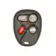 Chevrolet gmc 1998 2002 remote key shell 4 buttons with battery holder front