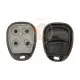 Chevrolet gmc 1998 2002 remote key shell 4 buttons with battery holder inside