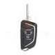 Chevrolet modified flip remote key shell 3 buttons aftermarket blade