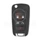 Chevrolet Cruze 2010 2017 Flip Remote Shell 5 Buttons Emergency Key/blade Included