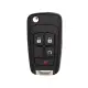 Chevrolet cruze slip key shell 4 buttons am start front