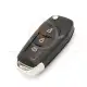 Ford flip remote key shell 3 button aftermarket brand 3d