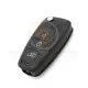 Ford figo flip remote key shell 3 buttons sliding door 3d