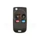 Modified ford flip remote key shell 4 buttons aftermarket front