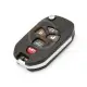 Modified flip remote key shell 5 buttons for gmc suv 3d