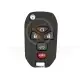 Modified flip remote key shell 5 buttons for gmc suv front