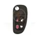 Jaguar 2001 2008 flip remote key shell 4 buttons aftermarket front