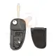 Jaguar 2001 2008 flip remote key shell 4 buttons aftermarket inside
