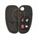 Jaguar 2001 2008 flip remote key shell 4 buttons aftermarket
