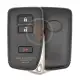Lexus 2016 2019 smart proximity remote key shell 3 buttons