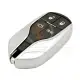 Maserati chrome smart key remote shell 4 buttons aftermarket brand 3d2