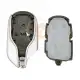 Maserati chrome smart key remote shell 4 buttons aftermarket brand inside