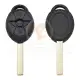 Mini cooper head remote key shell 3 buttons aftermarket
