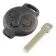 Smart fortwo remote key shell 3button blade