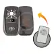 Toyota previa 2008 2015 modified 5 button smart key shell