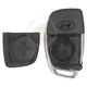 Hyundai 2012 2019 Flip Remote Shell 3 Buttons Sedan Trunk HYN14 Blade Remote Shell Type Flip Remote Shell