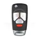 Keydiy kd universal flip key remote 4 buttons b series audi type b27 4 front1